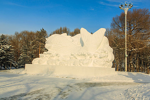 太阳岛雪雕