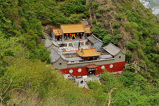 河北鸡鸣山财神庙建筑