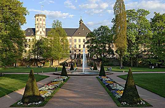 城市宫殿,黑森州,德国,欧洲