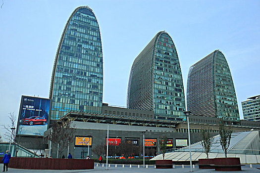 西直门内大街,嘉贸购物中心北京城市风光北京北站,西直门凯德mall