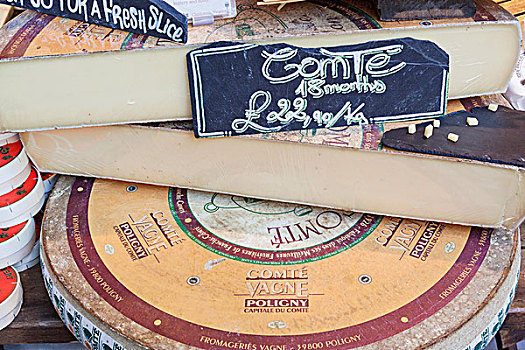 英格兰,伦敦,南华克,博罗市场,展示,奶酪