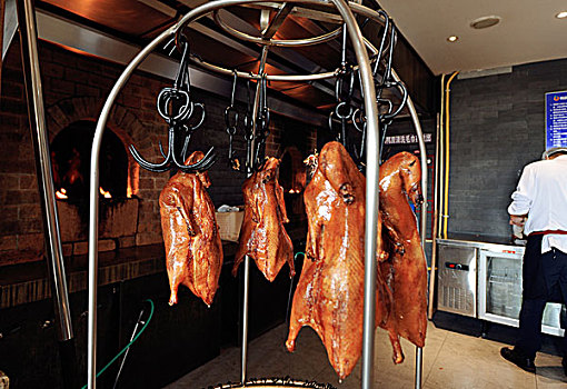 美食摄影北京烤鸭焖炉烤鸭肉