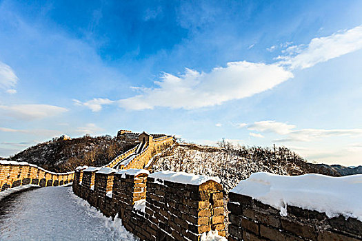 雪后长城