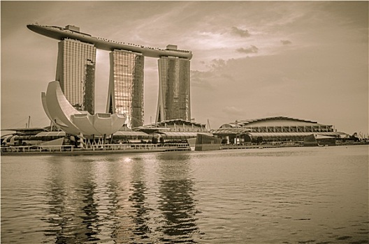 新加坡城,天际线,地区