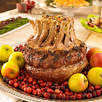 假日,猪肉,大浅盘,桌子