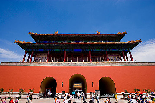 北京,故宫,神武门