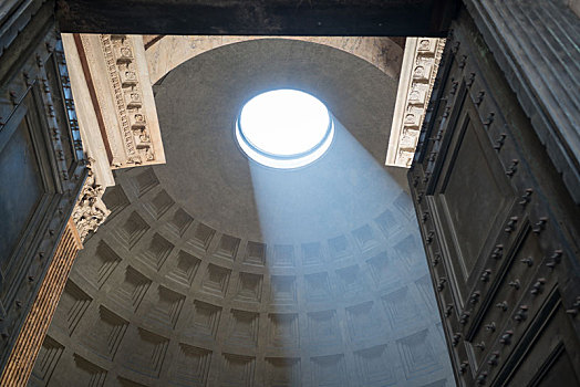 罗马万神殿穹顶和光线