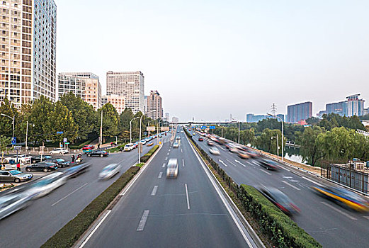 交通,途中,现代建筑,北京