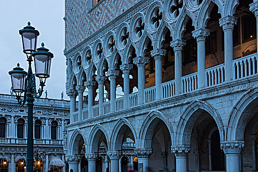 威尼斯,宫殿,黎明