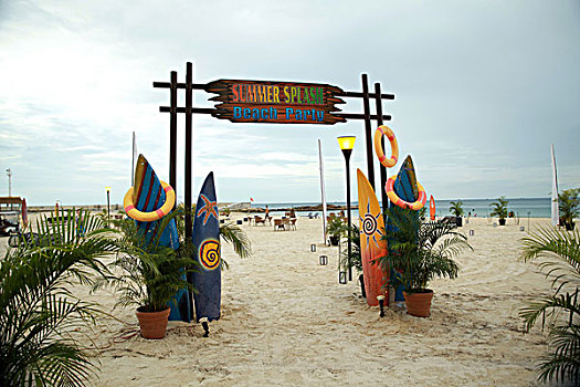 沙滩雕塑