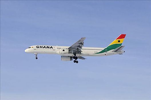 商用飞机,加纳,国际,航线,波音,蓝天,起落架