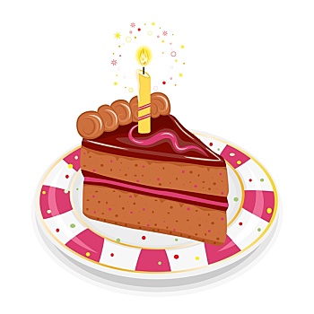 喜庆,生日蛋糕,蜡烛