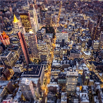 俯视,纽约