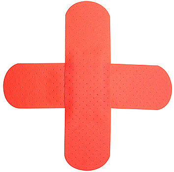 红十字,橡皮膏