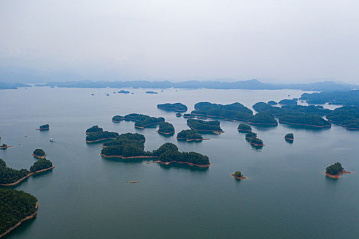 航拍千岛湖风光