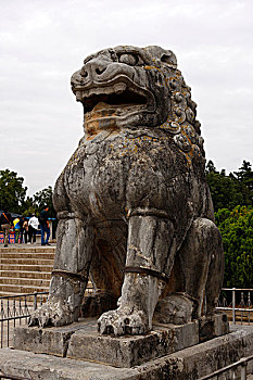 西安-乾陵--石狮