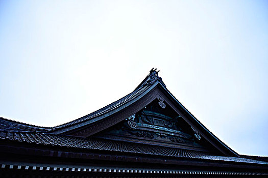 日本寺庙屋顶