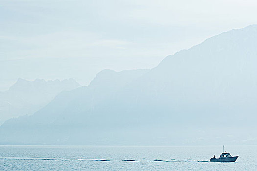 瑞士,船,日内瓦湖