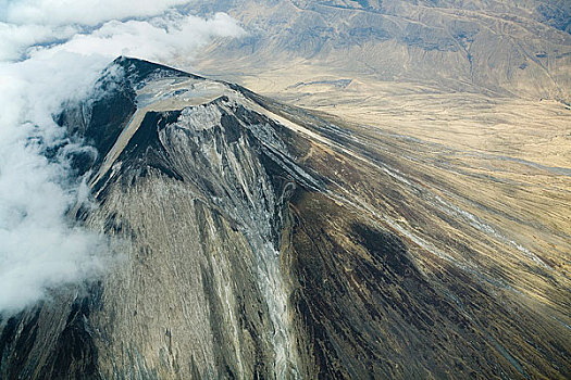 航拍,火山