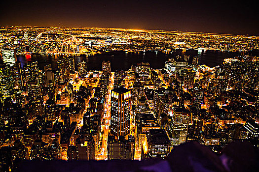 美国纽约夜景