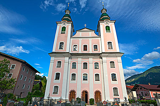 教区教堂,迟,风格,提洛尔,奥地利,欧洲