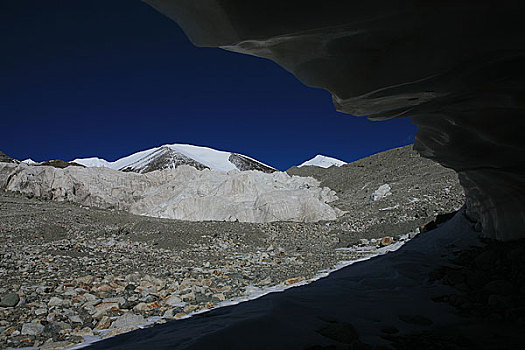 青海,可可西里,青海省最高峰布格达坂峰冰川
