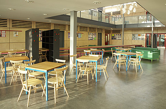西部,伦敦,学院,2006年,桌子,椅子,休息区