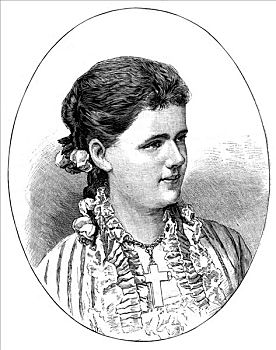 海伦娜,公爵夫人,奥尔巴尼,19世纪