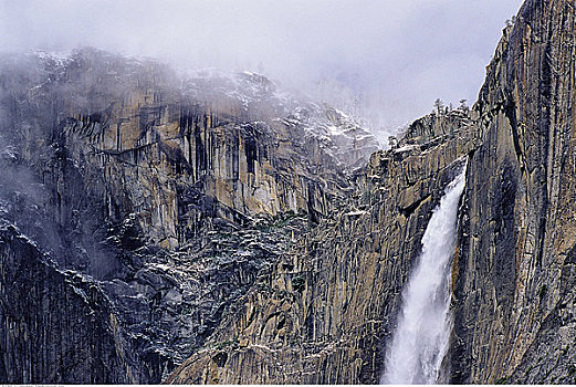 上优胜美地瀑布,优胜美地国家公园,加利福尼亚,美国