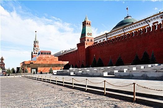风景,克里姆林宫,墙,红场,莫斯科