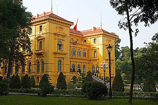 总统府,河内,越南,亚洲