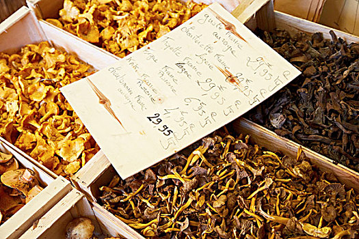 蘑菇,市场,法国