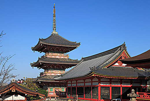 日本,京都,清水寺,塔