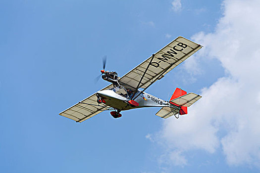机动滑翔飞翼,飞机,节日,庆贺,周年纪念,飞机场,吕内堡,下萨克森,德国
