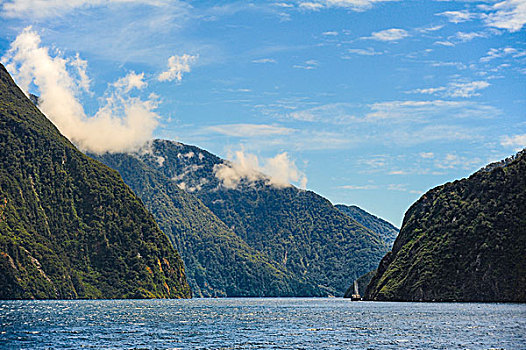 新西兰米佛峡湾风光