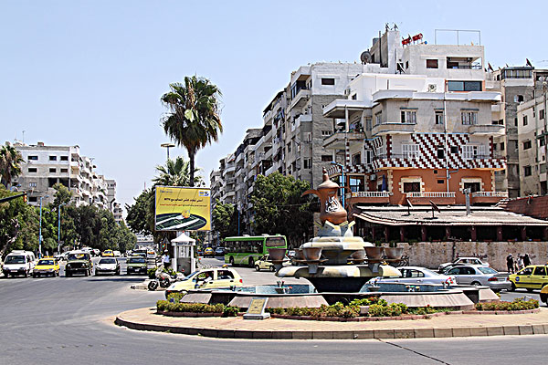 叙利亚拉塔基亚市街景