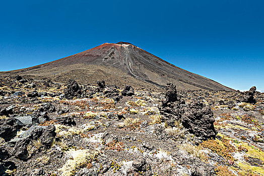 活火山,火山地貌,汤加里罗,高山,东加里罗国家公园,北岛,新西兰,大洋洲
