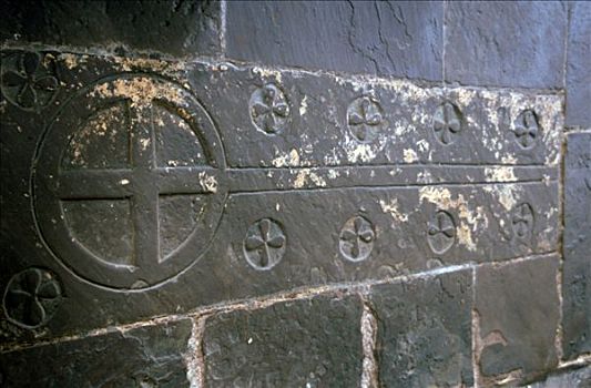 石刻,石板,教区教堂,蒙茅斯郡,威尔士