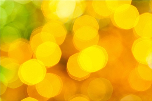 模糊,黄色,绿色,大,圣诞灯光