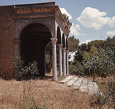 别墅,突尼斯,罗马,二世纪