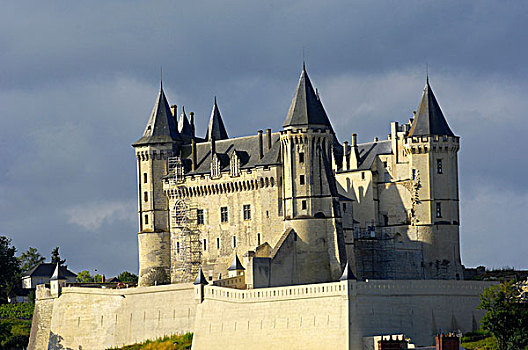 索米尔,城堡,缅因与卢瓦省,卢瓦尔河谷,法国,欧洲