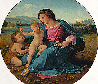 阿尔巴,圣母玛利亚,艺术家