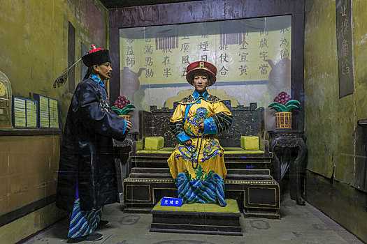 清光绪帝颁布戊戌变法场景雕塑,南京市灵谷景区