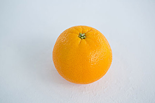 特写,橙色,白色背景