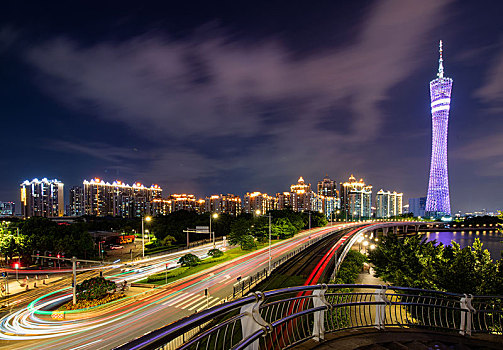 广州城市夜景