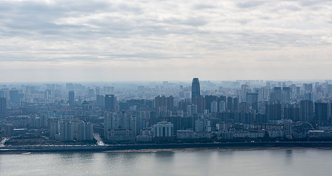 南昌城市风光全景