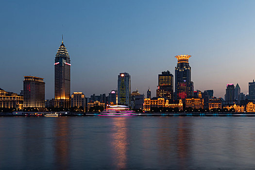 外滩,夜景,上海,城市