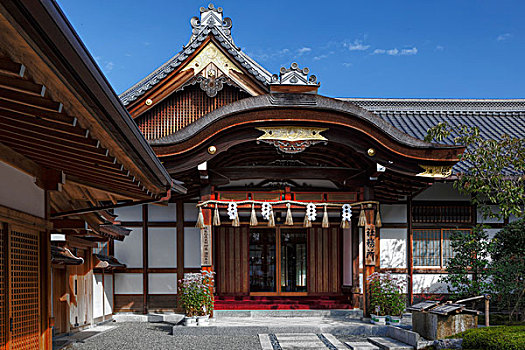日本,京都,建筑,神社,复杂,画廊