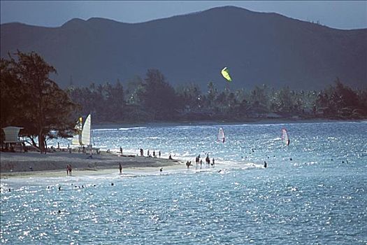 夏威夷,瓦胡岛,风