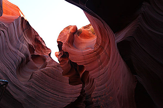 羚羊峡谷,红砂岩,岩石,纹理,峡谷,山谷,亚利桑那州,北美洲,美国,自然,风景,阳光,日出,蓝天,全景,文化,景点,旅游